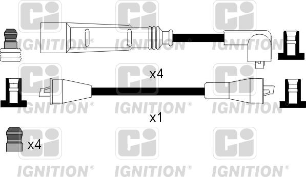 Quinton Hazell XC932 - Ignition Cable Kit car-mod.net