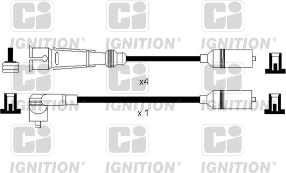 Quinton Hazell XC1149 - Ignition Cable Kit car-mod.net