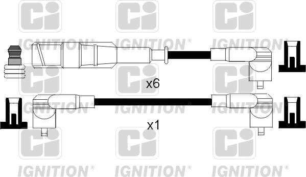 Quinton Hazell XC838 - Ignition Cable Kit car-mod.net