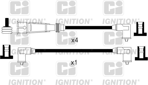 Quinton Hazell XC225 - Ignition Cable Kit car-mod.net