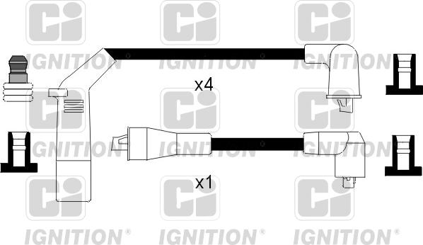 Quinton Hazell XC784 - Ignition Cable Kit car-mod.net