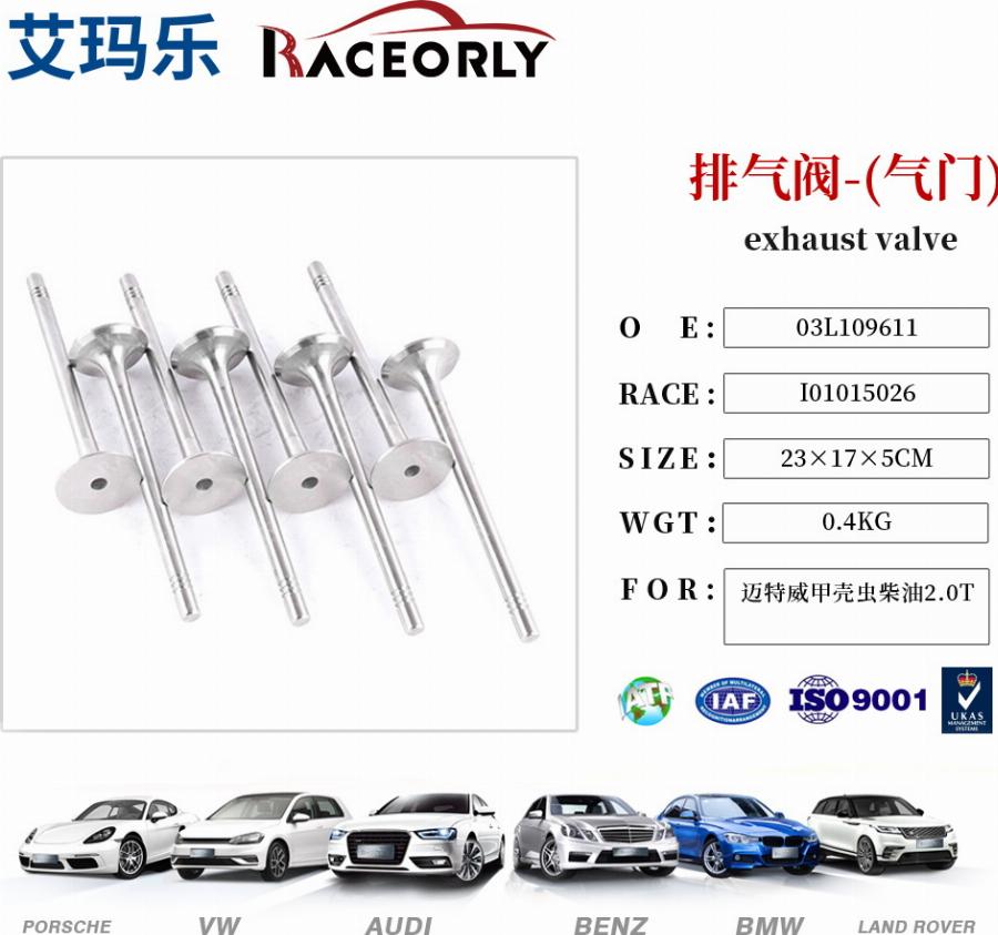 RACEORLY I01015026 - Outlet valve car-mod.net