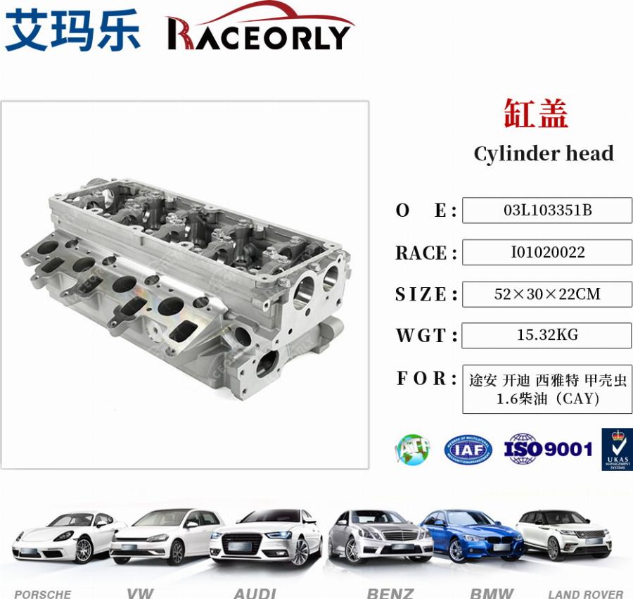 RACEORLY I01020022 - Cylinder Head car-mod.net