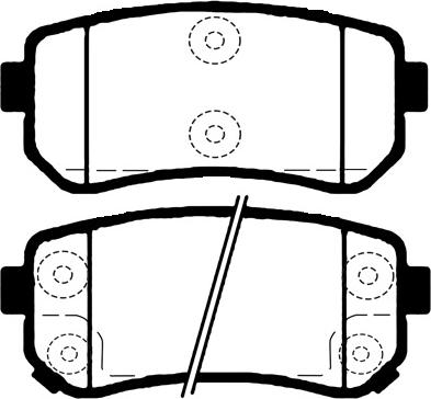 4U Autoparts 37727HY - Brake Pad Set, disc brake car-mod.net