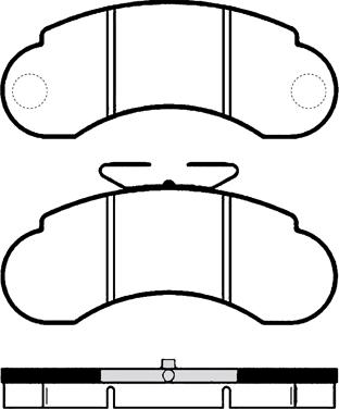 AUGROS 55527295 - Brake Pad Set, disc brake car-mod.net