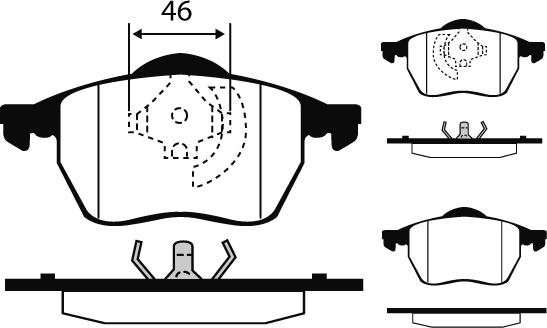 Raicam RA.0429.4 - Brake Pad Set, disc brake car-mod.net