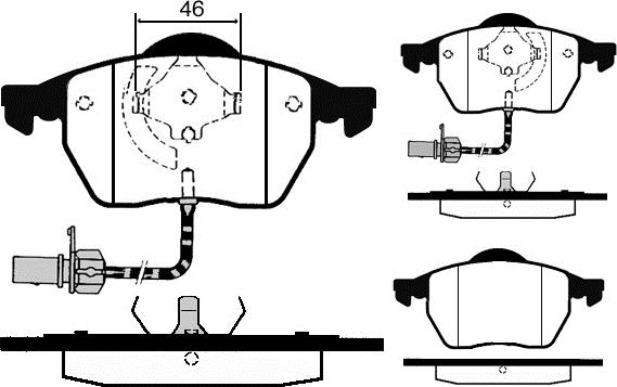 Raicam RA.0429.2 - Brake Pad Set, disc brake car-mod.net