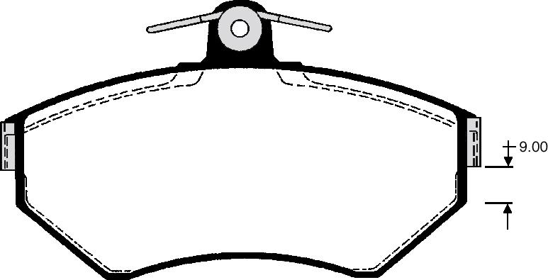 Raicam RA.0695.1 - Brake Pad Set, disc brake car-mod.net