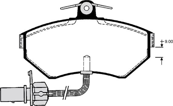 Raicam RA.0695.2 - Brake Pad Set, disc brake car-mod.net