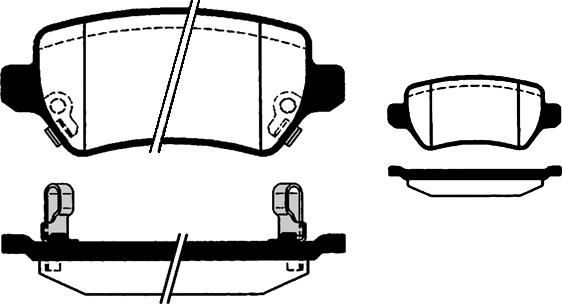 FTE 9005002 - Brake Pad Set, disc brake car-mod.net
