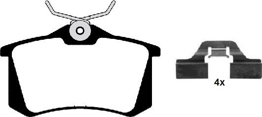 Raicam RA.0348.0K1 - Brake Pad Set, disc brake car-mod.net