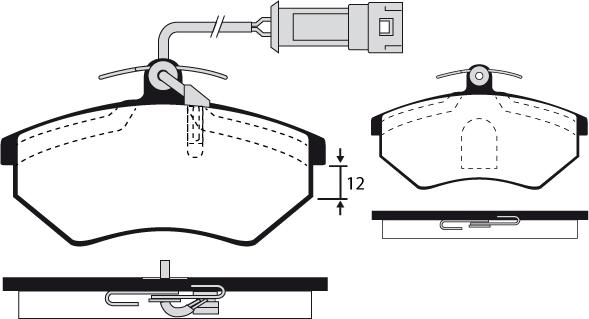 Raicam RA.0310.5 - Brake Pad Set, disc brake car-mod.net