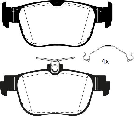 Raicam RA.1279.0 - Brake Pad Set, disc brake car-mod.net