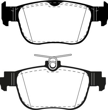 BENDIX BPD1652 - Brake Pad Set, disc brake car-mod.net