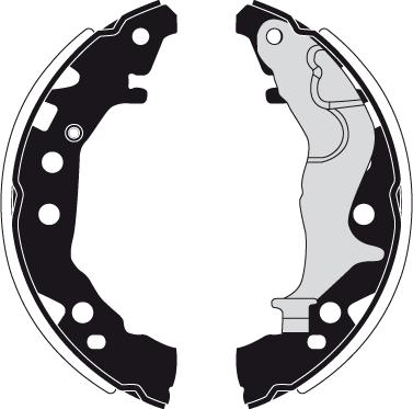 Raicam RA30940 - Drum Brake Shoe Set car-mod.net