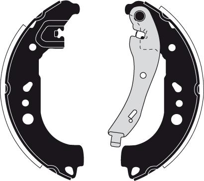 Raicam RA30950 - Drum Brake Shoe Set car-mod.net
