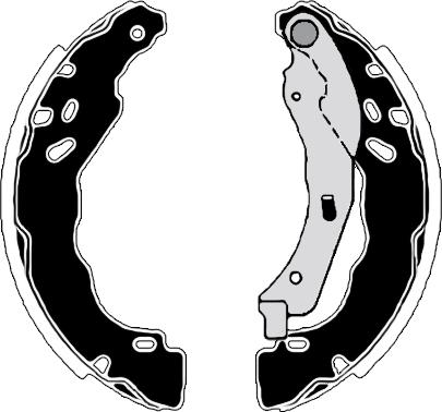 Raicam RA30060 - Drum Brake Shoe Set car-mod.net