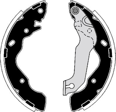 Raicam RA29580 - Drum Brake Shoe Set car-mod.net