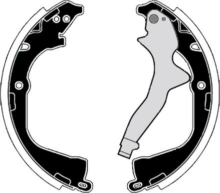 Raicam RA29850 - Drum Brake Shoe Set car-mod.net