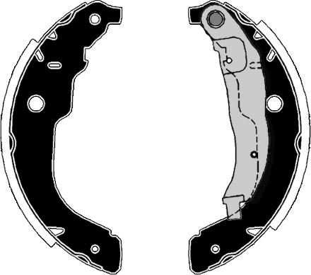 Raicam RA29200 - Drum Brake Shoe Set car-mod.net