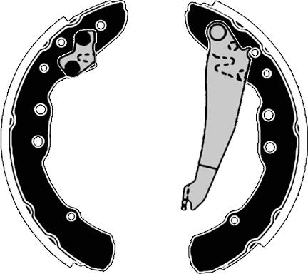 Raicam RA26850 - Drum Brake Shoe Set car-mod.net