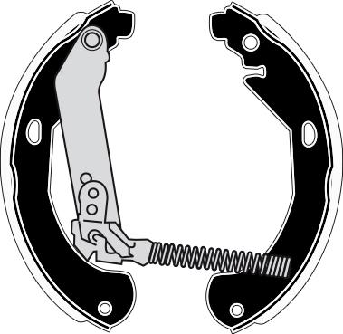 Raicam RA20380 - Drum Brake Shoe Set car-mod.net