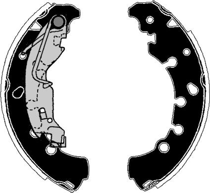 Raicam RA28590 - Drum Brake Shoe Set car-mod.net