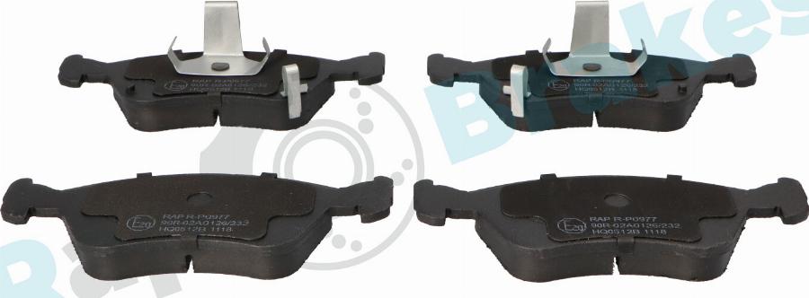 RAP BRAKES R-P0977 - Brake Pad Set, disc brake car-mod.net