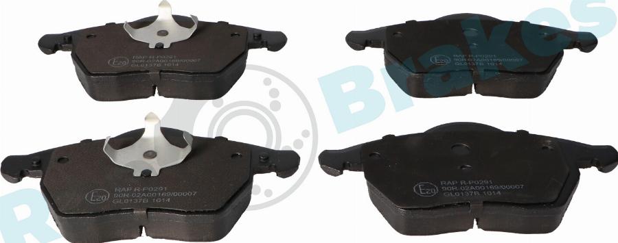 RAP BRAKES R-P0291 - Brake Pad Set, disc brake car-mod.net