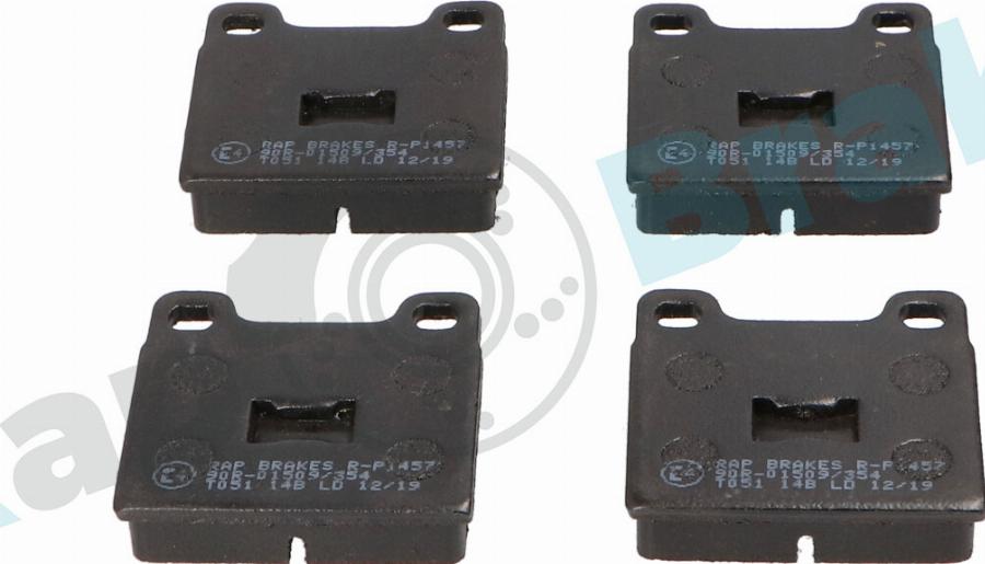 RAP BRAKES R-P1457 - Brake Pad Set, disc brake car-mod.net