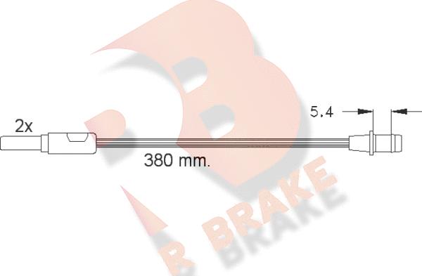 R Brake 610244RB - Warning Contact, brake pad wear car-mod.net