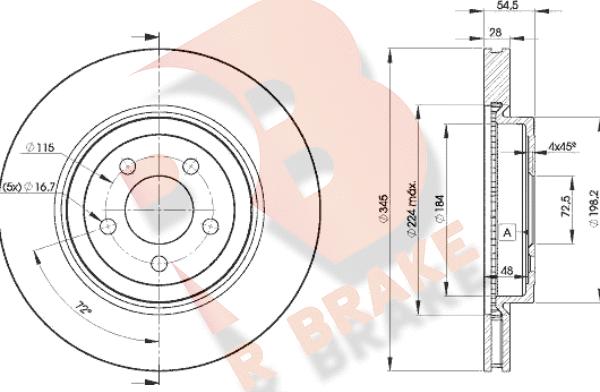 R Brake 78RBD29197 - Brake Disc car-mod.net
