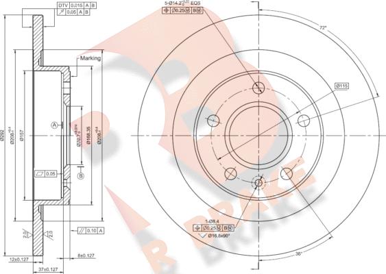 R Brake 78RBD21558 - Brake Disc car-mod.net