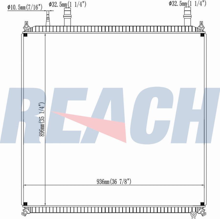 REACH 1.42.10854.142 - Low Temperature Cooler, intercooler car-mod.net