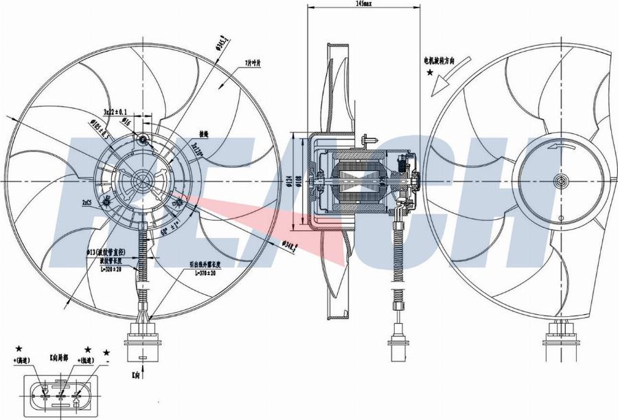 CARRO 070206450 - Fan, radiator car-mod.net