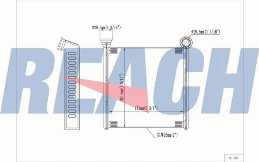 REACH 1.18.15001 - Heat Exchanger, interior heating car-mod.net