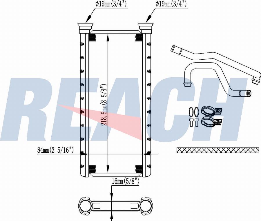 CARRO 557006500 - Heat Exchanger, interior heating car-mod.net