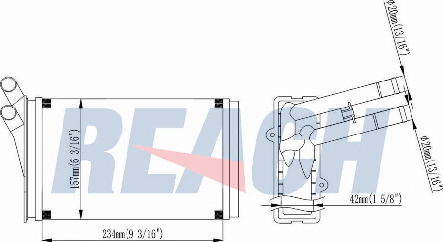 REACH 1.18.11558 - Heat Exchanger, interior heating car-mod.net
