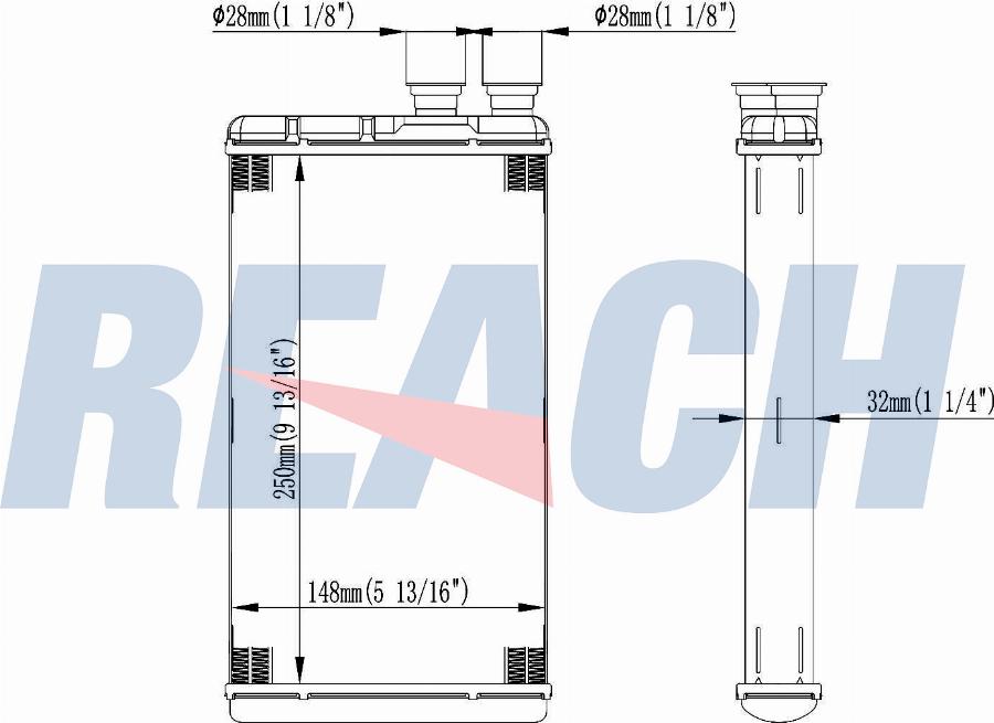 REACH 1.18.12908 - Heat Exchanger, interior heating car-mod.net