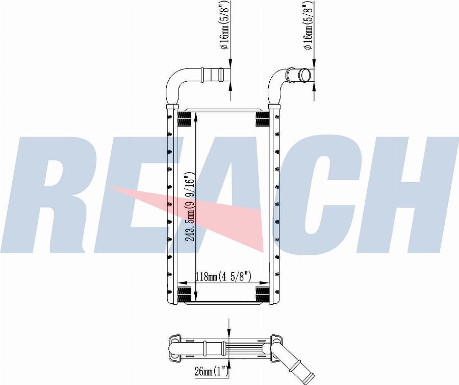 REACH 1.18.12970 - Heat Exchanger, interior heating car-mod.net