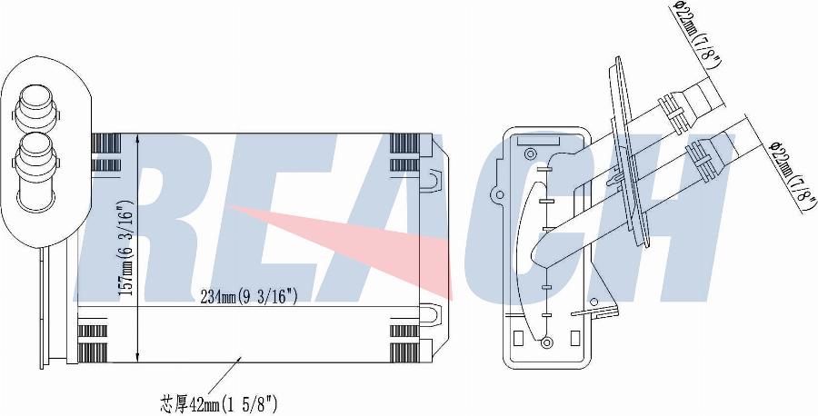REACH 1.18.12681 - Heat Exchanger, interior heating car-mod.net