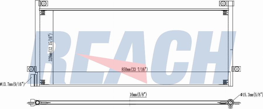 REACH 1.32.5202.P - Condenser, air conditioning car-mod.net