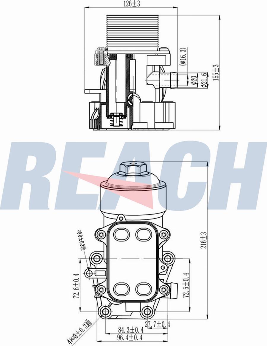REACH 1.24.12018 - Oil Cooler, engine oil car-mod.net