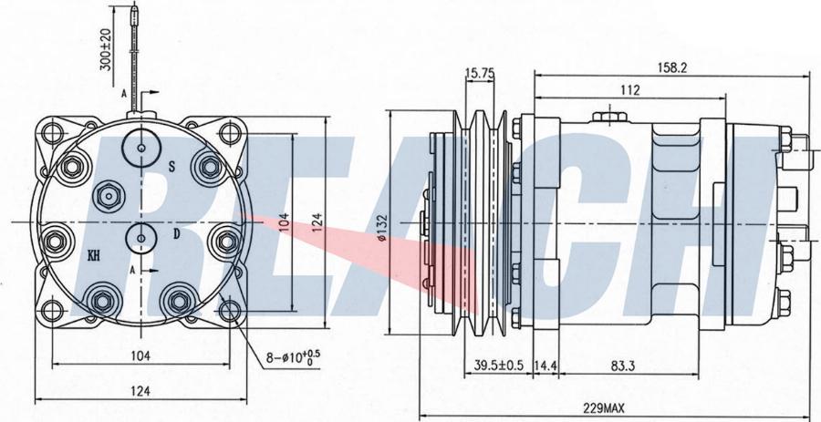 REACH 1.74.20916 - Compressor, air conditioning car-mod.net