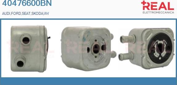 REAL 40476600BN - Oil Cooler, engine oil car-mod.net