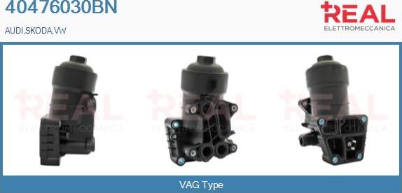 REAL 40476030BN - Oil Cooler, engine oil car-mod.net