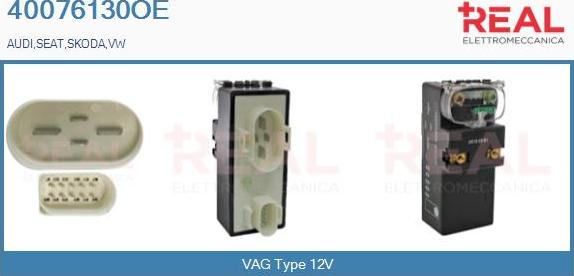 REAL 40076130OE - Control Unit, air conditioning car-mod.net