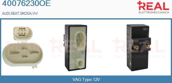 REAL 40076230OE - Control Unit, air conditioning car-mod.net