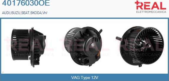 REAL 40176030OE - Interior Blower car-mod.net