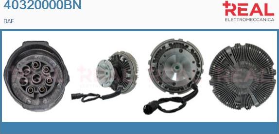 REAL 40320000BN - Clutch, radiator fan car-mod.net